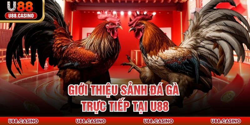 Đá Gà Trực Tiếp U88 - Trải Nghiệm Chọi Kê Không Giới Hạn Giới thiệu sảnh đá gà trực tiếp tại U88