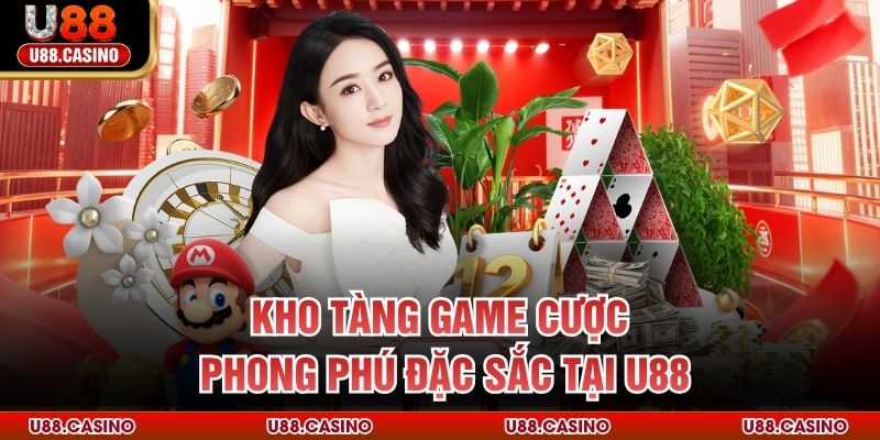 Kho tàng game cược phong phú đặc sắc tại U88